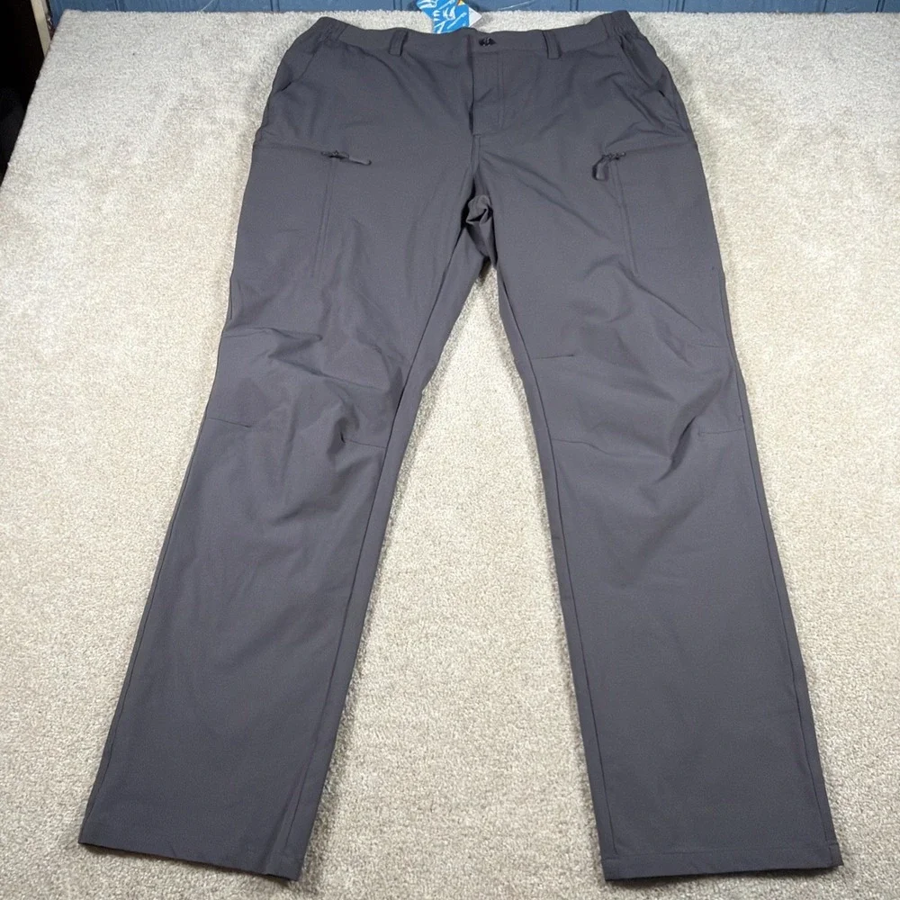 MagcoMsen Mens Hiking Pants 36 (FITS 35 X 30) Gray Gorpcore Lightweight NEW‎